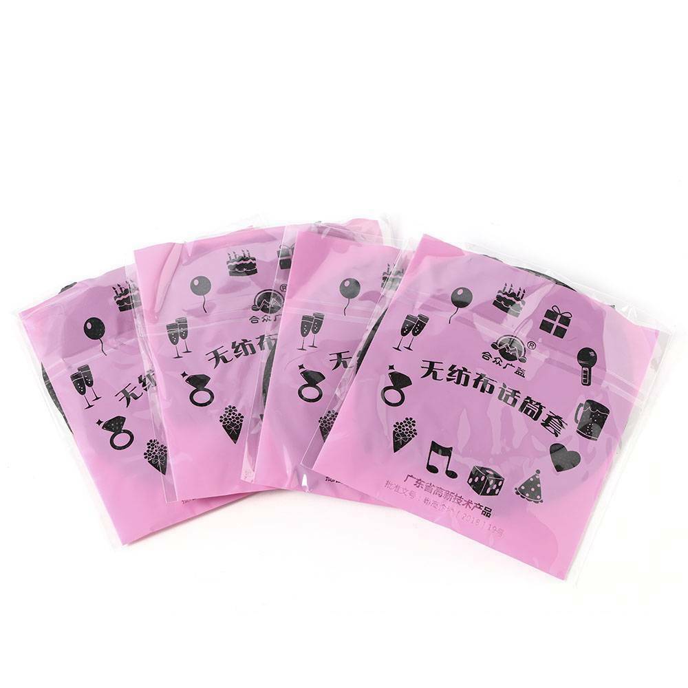 100PCs Mike Cover Odor Removal Disposable Microphone Grill Hygiene Cover Set US~