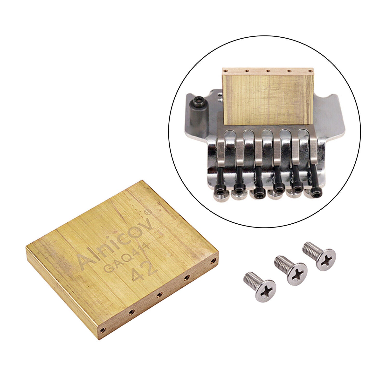 Brass Tremolo Block Guitar Accessories Guitar Part for Guitar Tremolo Bridge