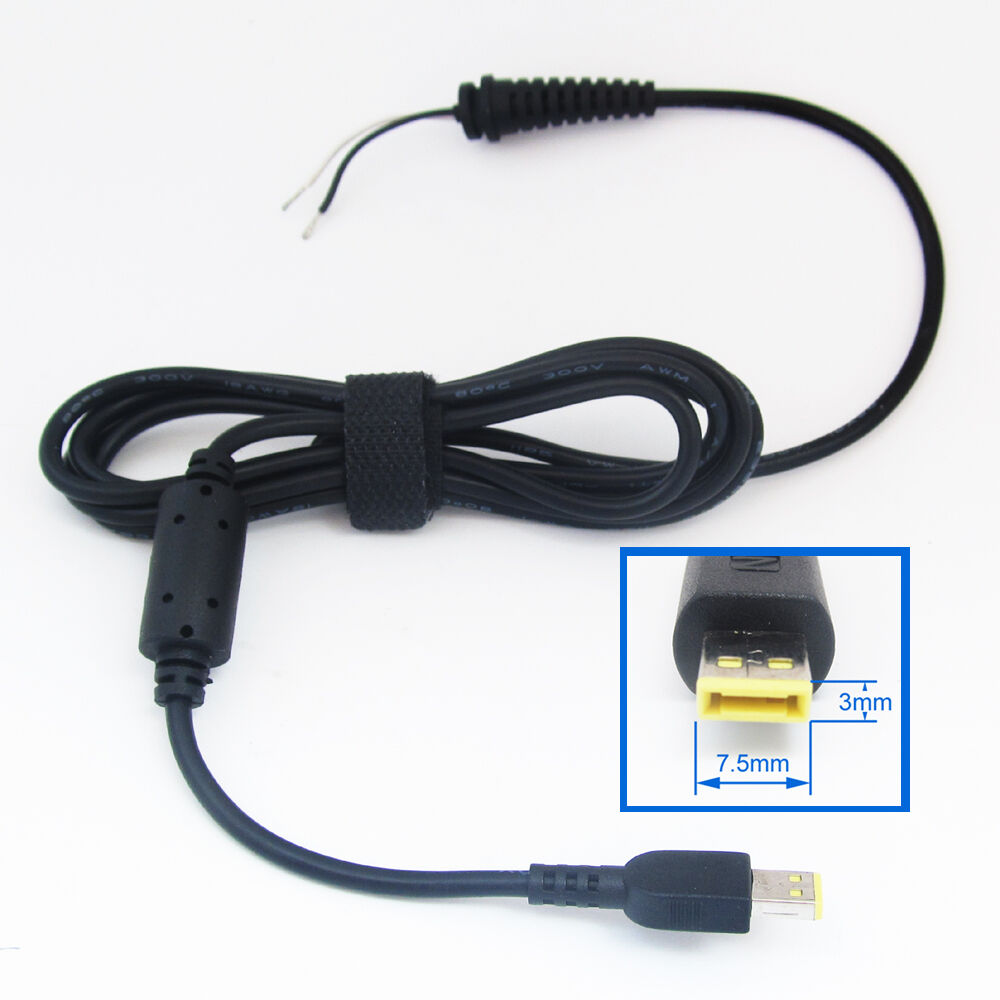 5pcs 5FT/1.5M Mini Square DC Power Plug Socket Connector Cord Cable for Lenovo
