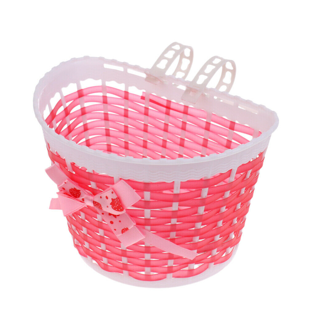 3pcs  Panniers  Bowknot Front Shopping Basket for Kid Children