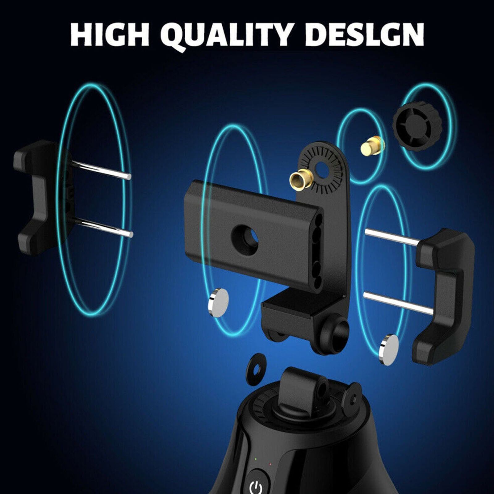 360 Rotation Smart Shooting Selfie Stick Auto Face Object Tracking Phone Holder