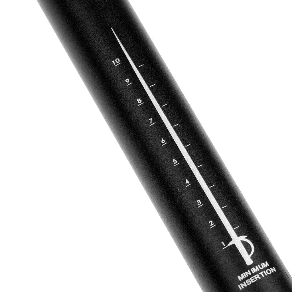 Bicycle Seat Post Extra Long Lightweight Adjustable Bicycle Seatpost 25.4mm