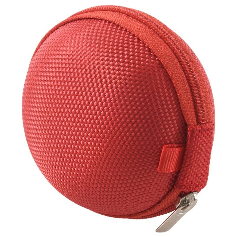 Carrying Hard Case Bag for Earphone Headphone iPod MP3 red G1U2U2