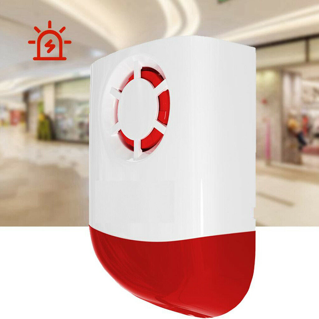 Home Outdoor Indoor Security Loud Wireless Siren 433MHz Alarm for Business