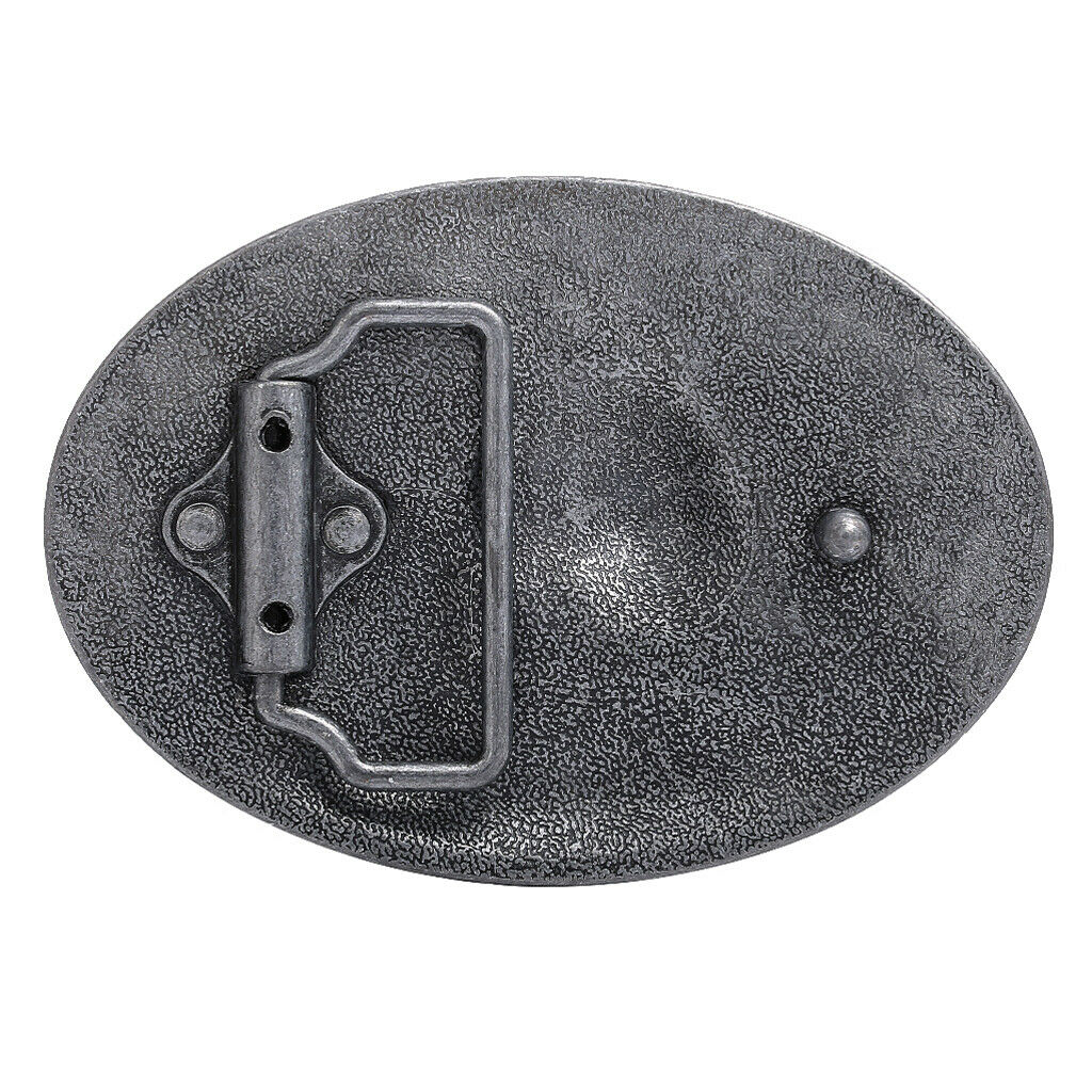 Men's Classic Retro Style Barrel Racing Cowboy Western Belt Buckle Accessory