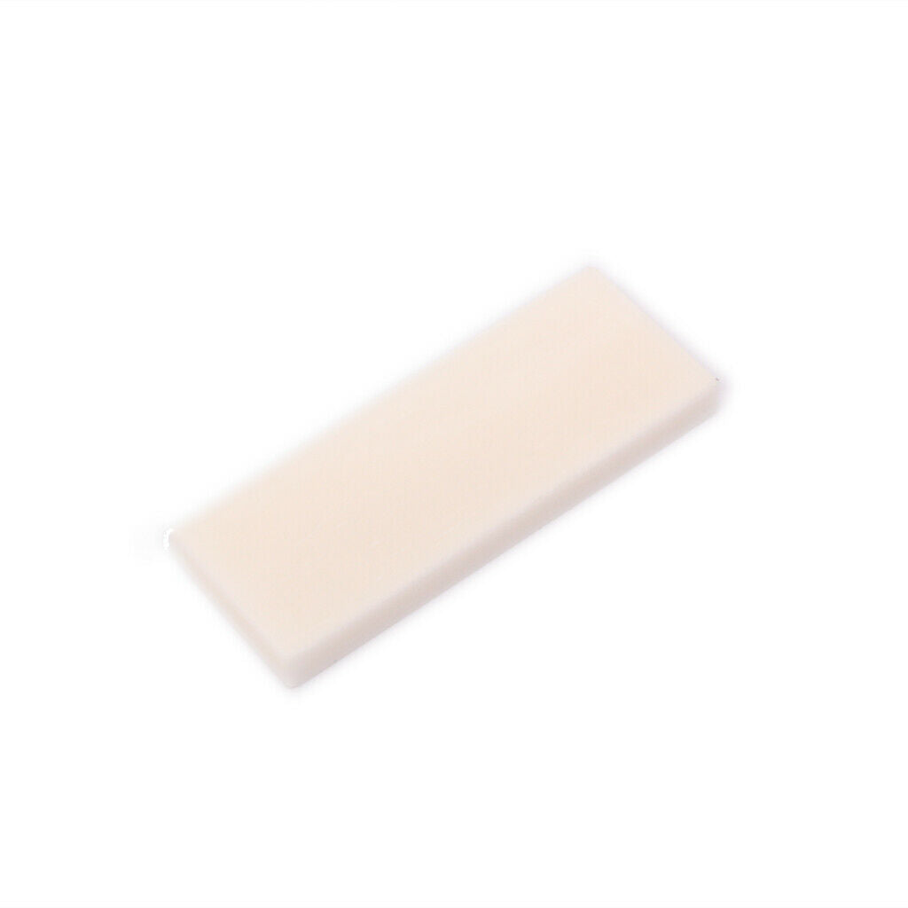 5x Uncut String Bridge Nuts Without Slot in Bone White for
