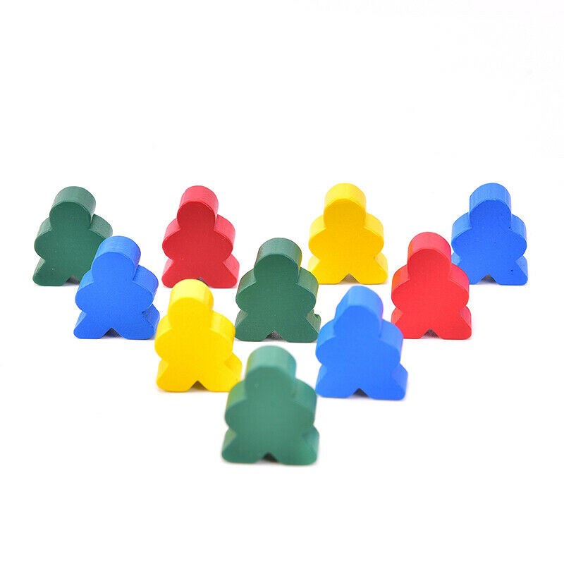 30 PCS Wooden Chess Mixed Color Standard Size For Board Game Accessori.l8