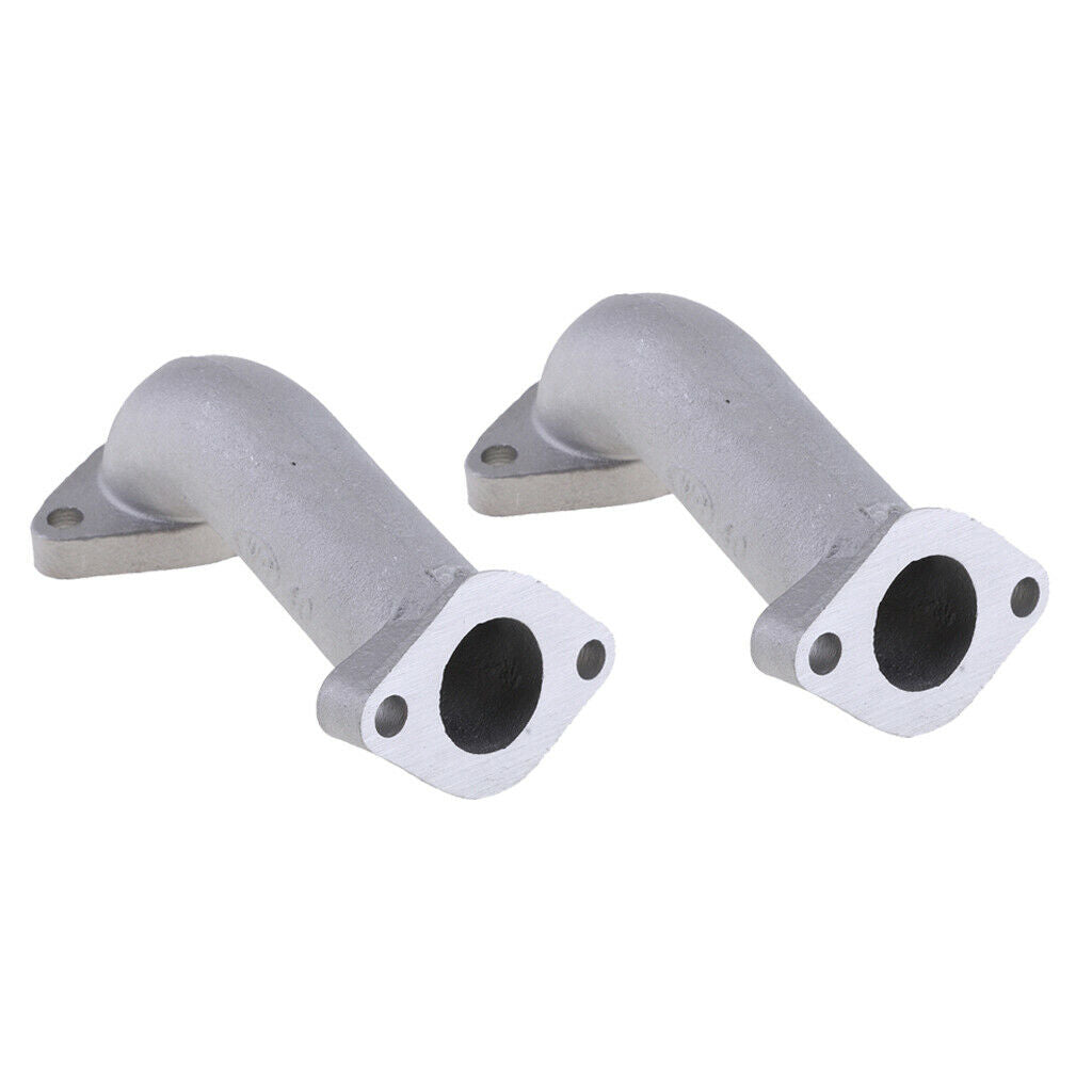 2x Carb Carburetor Intake Manifold For 110cc 125cc Dirt Pit Bike Go Kart