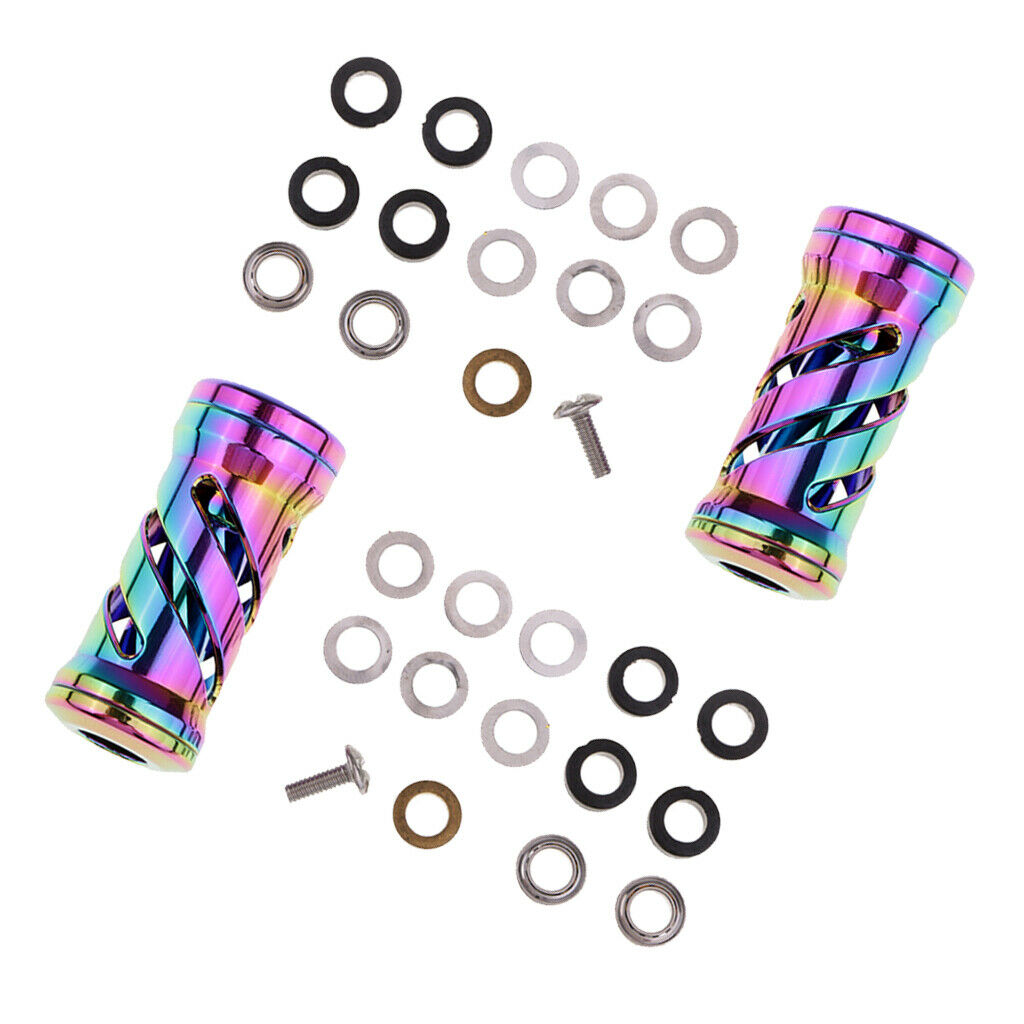2pcs Colorful Metal Fishing Reel Handle Knob for Baitcasting  Reels