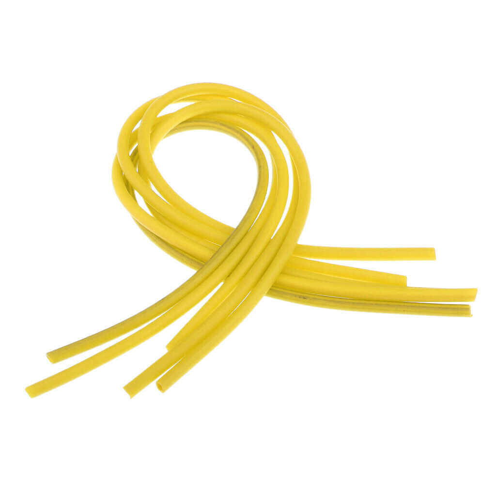 Carp Fishing Anti- Sleeves Rubber Carp Rigs Tube Hook Connector Yellow