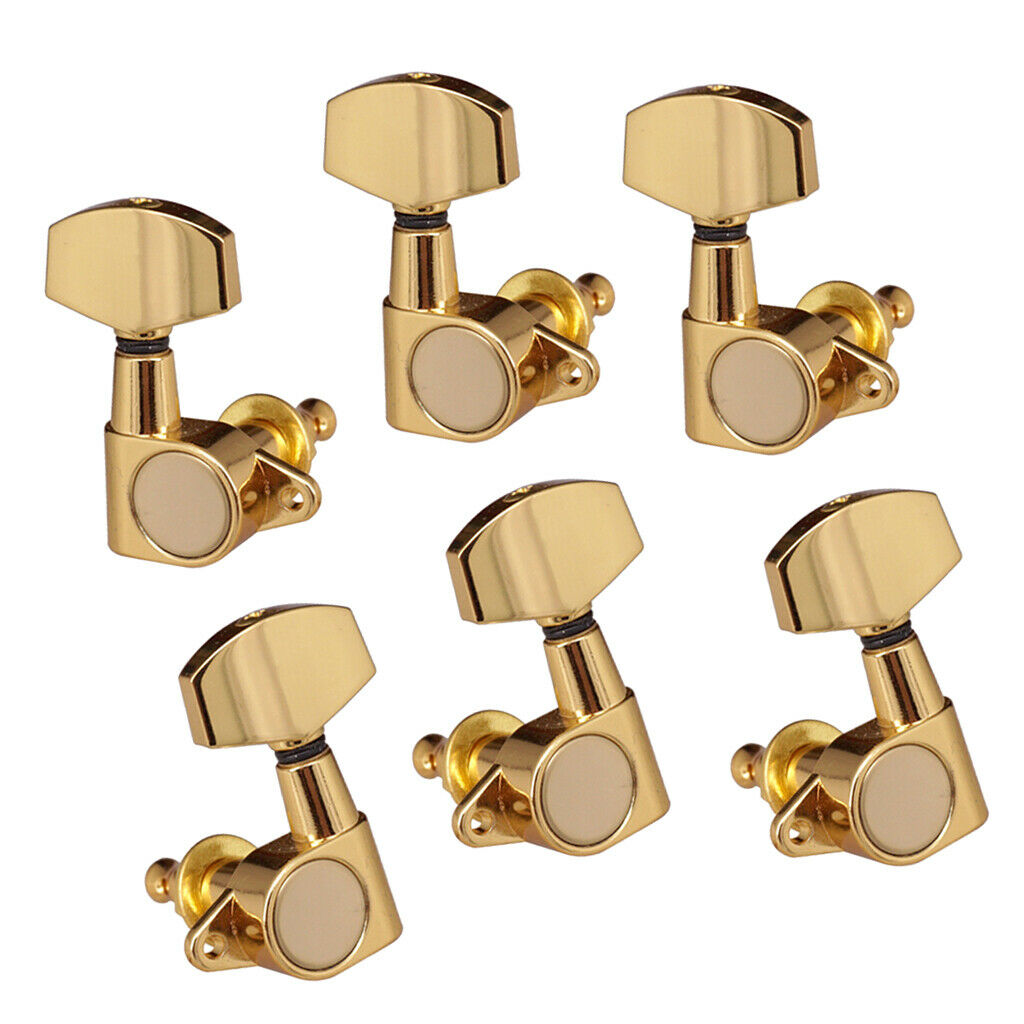 Metal Sealed 3L3R Guitar Tuning Pegs Key for Acoustic Folk Guitar Parts