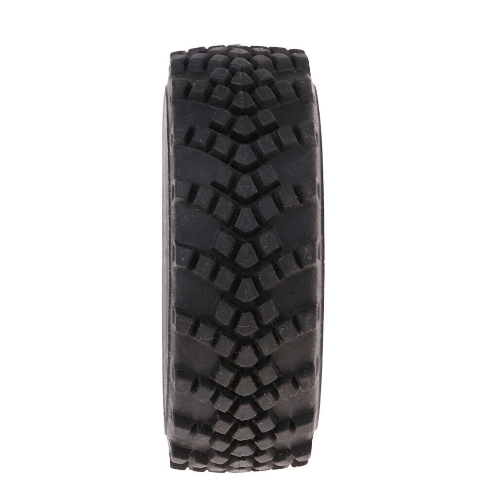 Set Rubber Tire Tyres Replacement for WPL 1:16th RC Electric  Truck