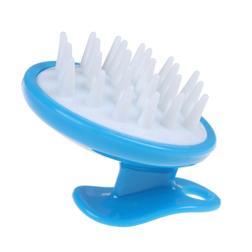 Silicone Shampoo Brush Hair Scalp Cleansing Massage Brush Soft Silicone ^.l8