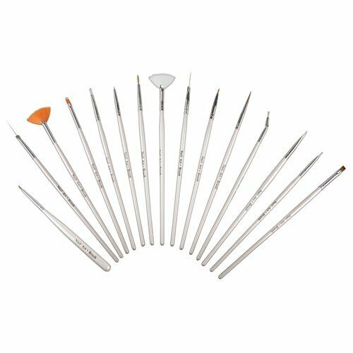 15pcs Nail Art Gel Design Pen PaInting Polish Brush Dotting Drawing Tool Set