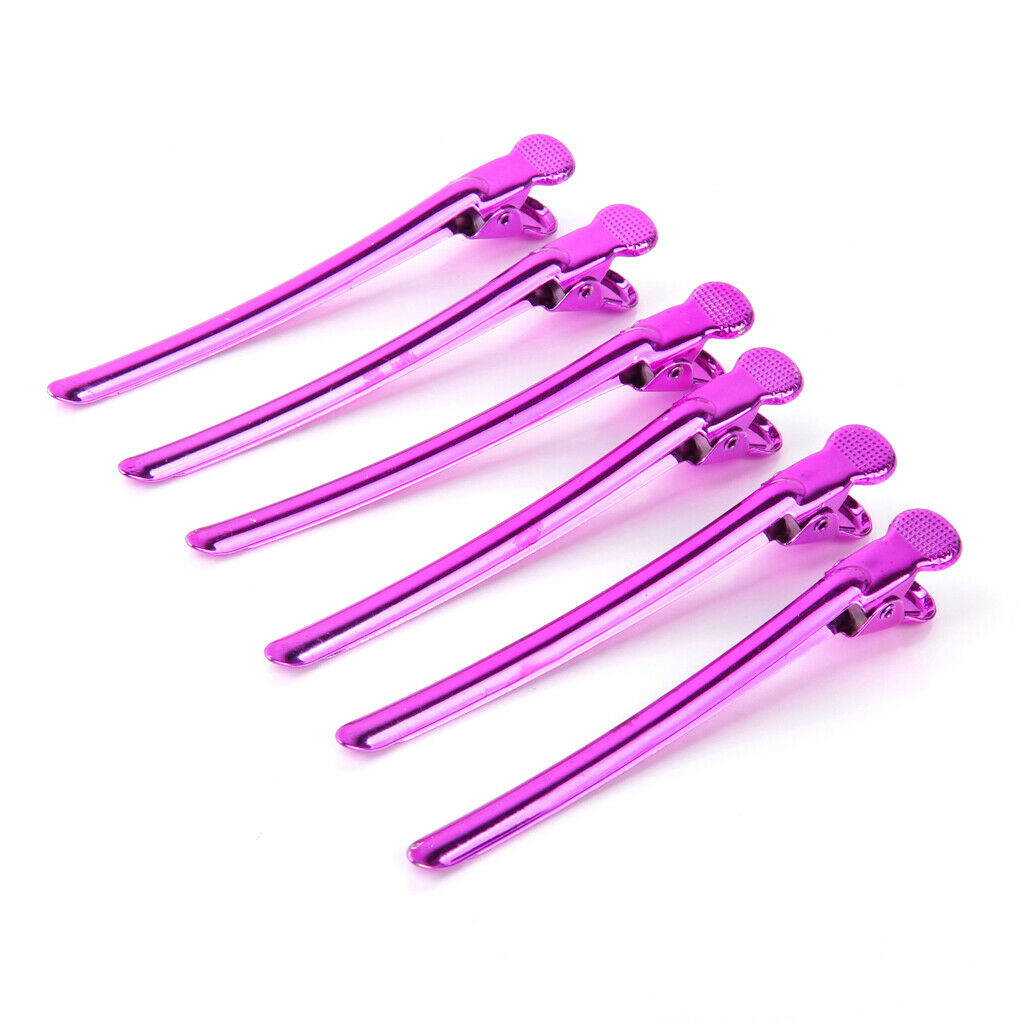 12 lot Smooth Salon Styling Sectioning Positioning Clips Clamps Barrettes