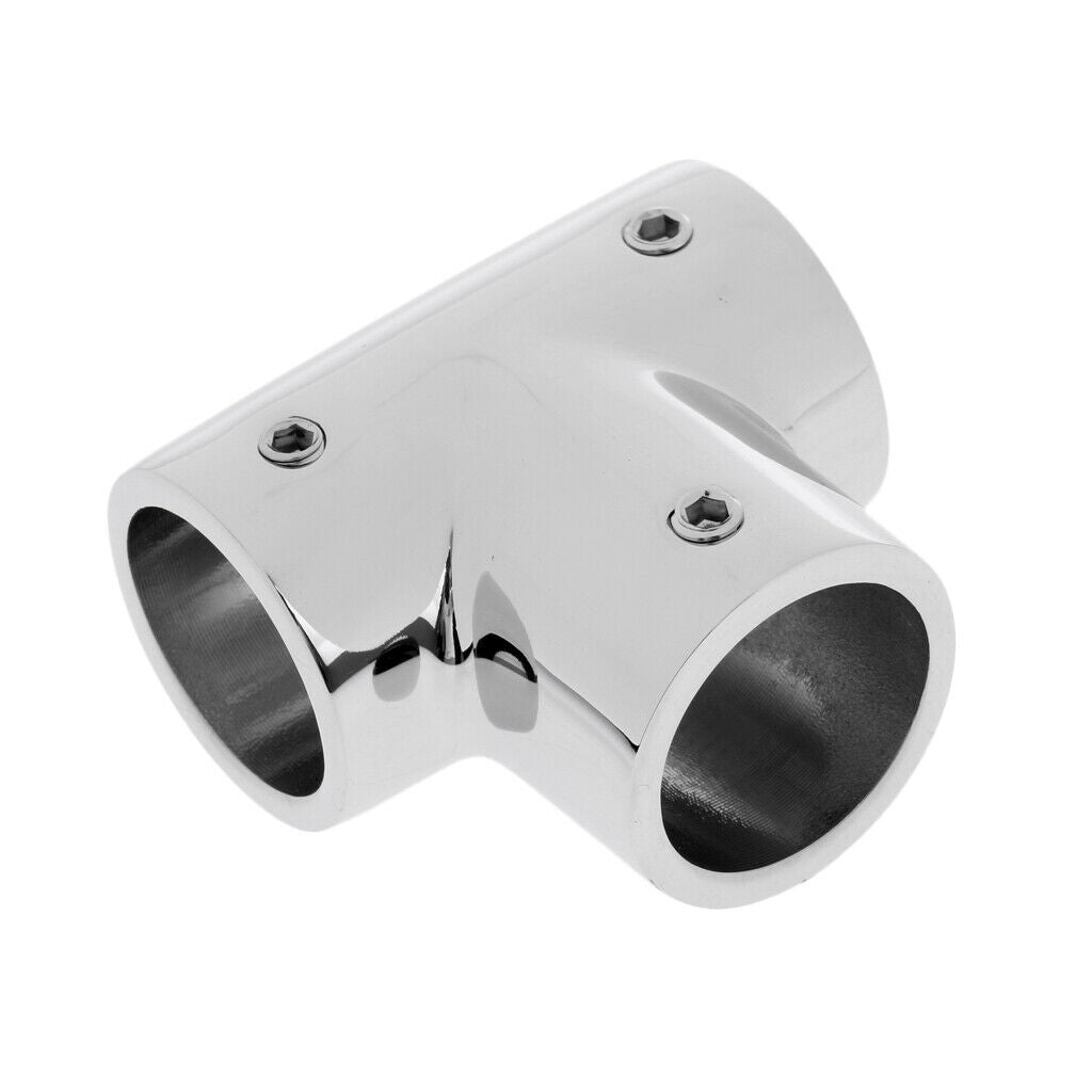 Boat Yacht Handrail Fitting 1" 25mm Tee - 316 Grade Stainless Steel