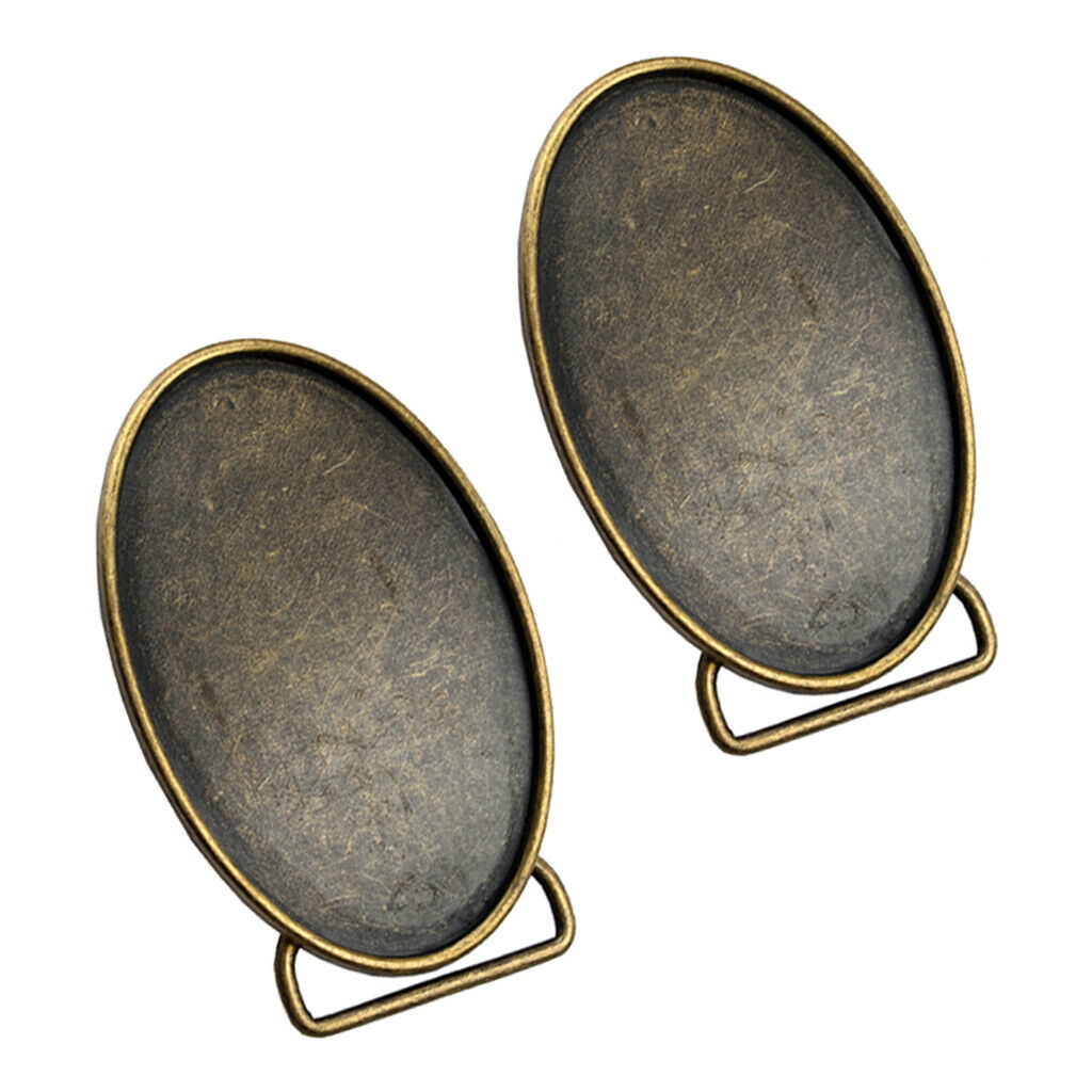 2x Alloy Mens Belt Buckle Cowboy Men's Western Rodeo Buckle Belt Jewelry Making