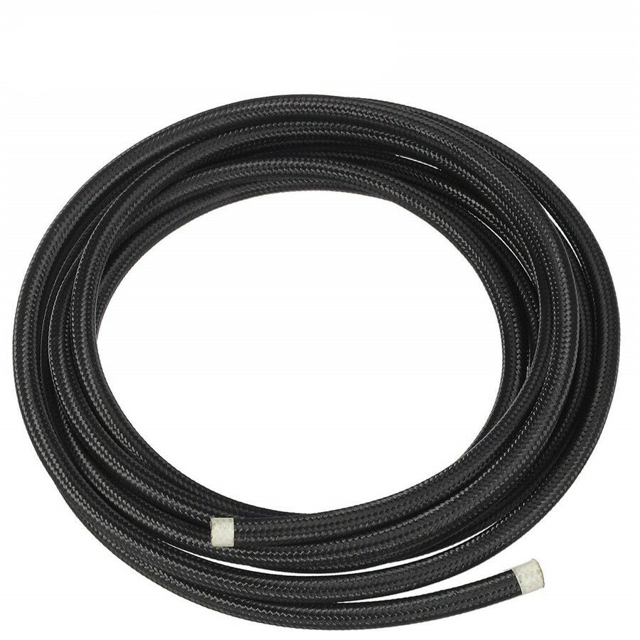 3.3Ft AN20 Car Engine Fuel Oil Line Gas Radiator Nylon Steel Braided Hose Pipe