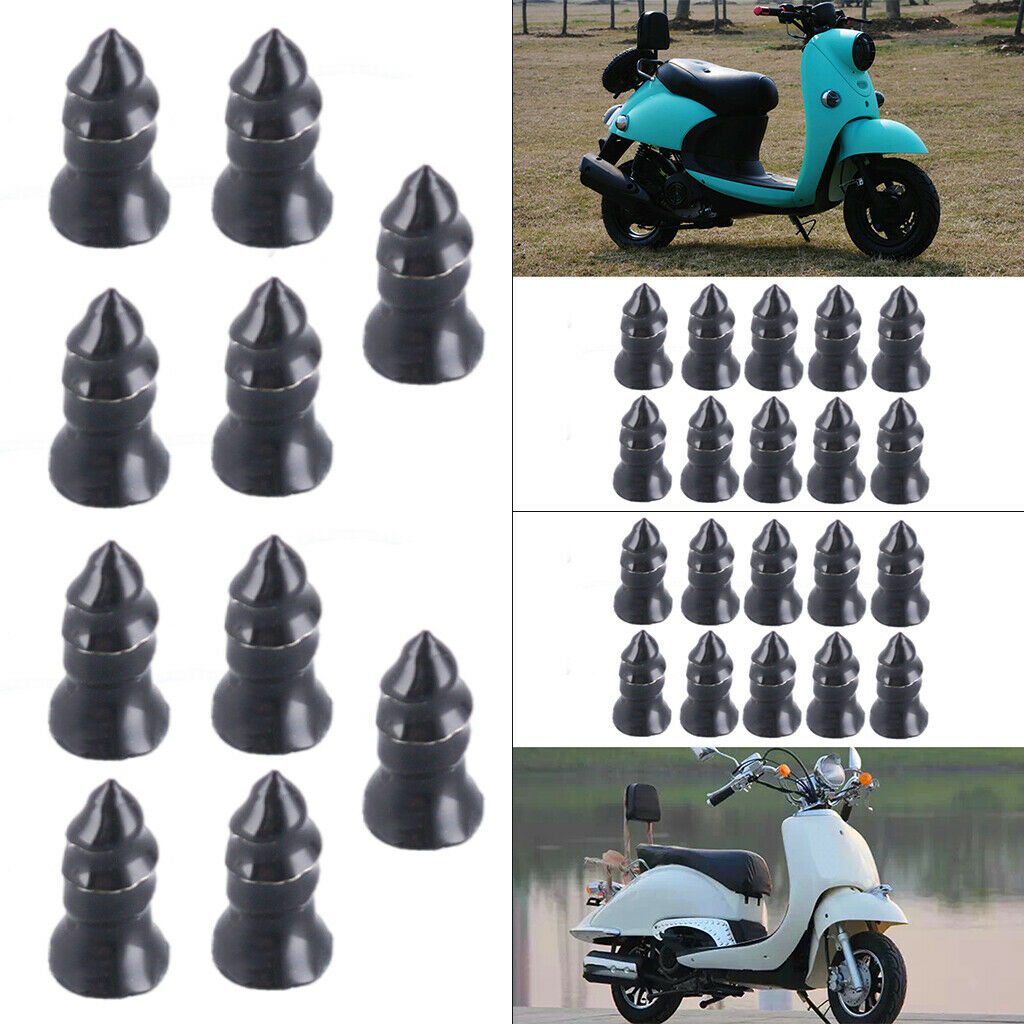 Set Repair Tire Rubber Nails Parts for Auto Trucks Cars 0.21x0.46 in 10Pcs