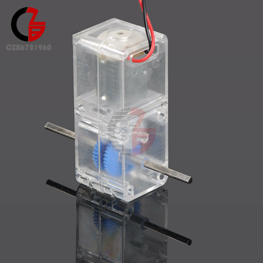 1:94 Mini Biaxial Gear Motor w/ Plastic Shell Box For DIY RC Car Robot Boat