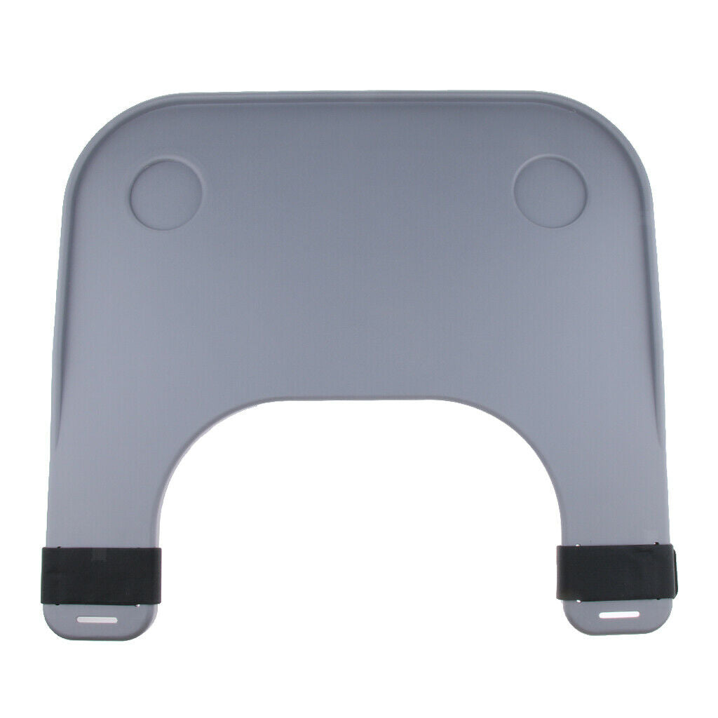 Wheelchair Tray Table with 2 Cup Holder Portable Lap Tray for Disabled Patient