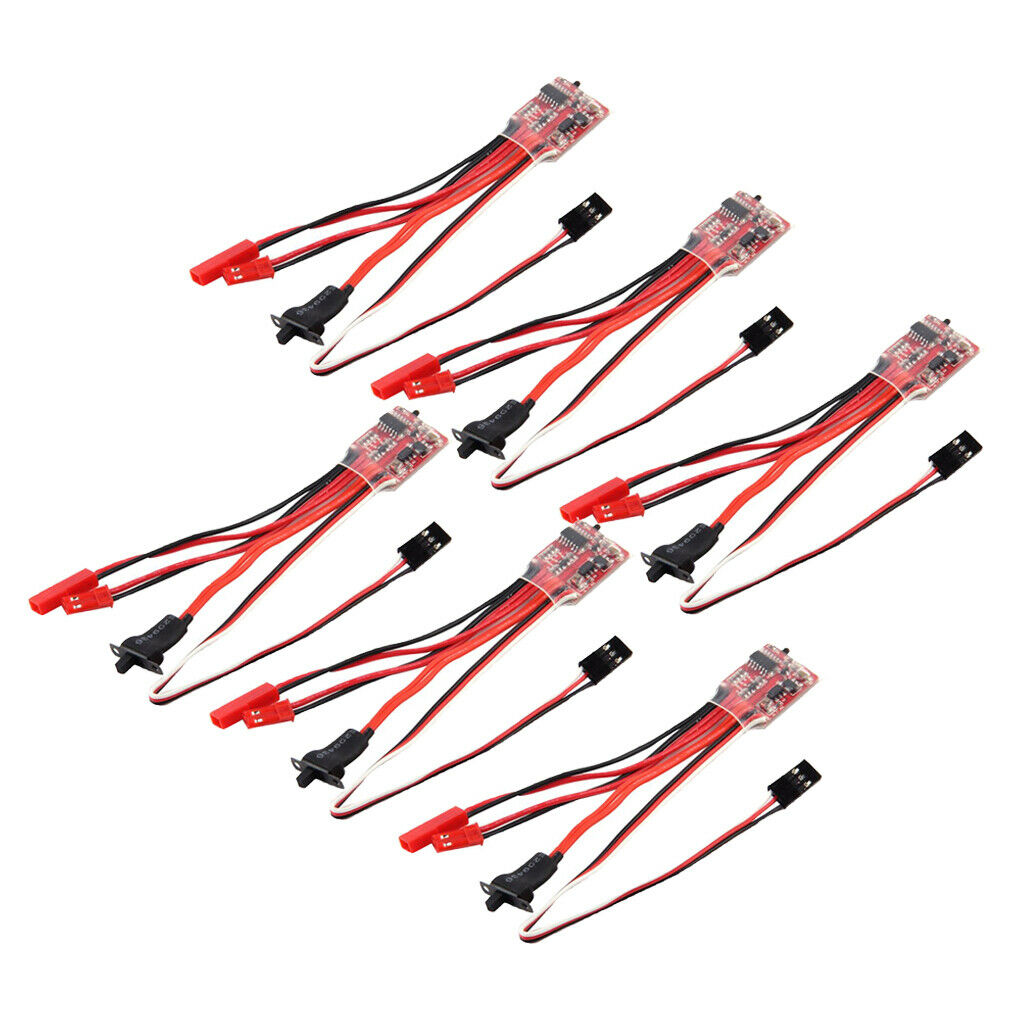 6pcs Brush ESC for RC Crawler Truck Tank Car Boat Accessories without Brake
