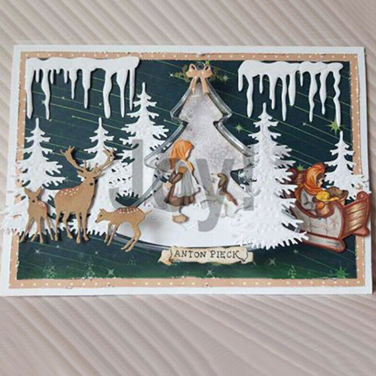Christmas Icicles Metal Cutting Dies DIY Craft Card Stencil Album Cuts Die Decor