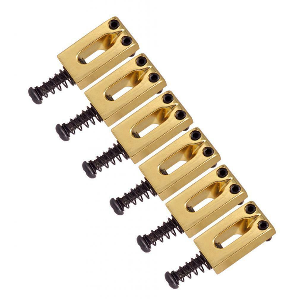 Golden Saddle Guitar Bridge String Saddles For Electric Guitar Spare Part