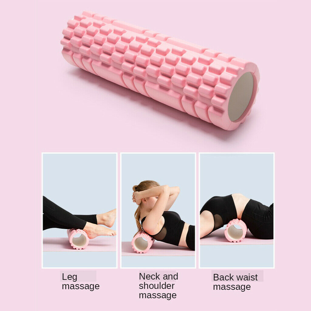 Three-in-One Blue Foam Shaft Muscle Relaxing Fascia Exercise Equipment