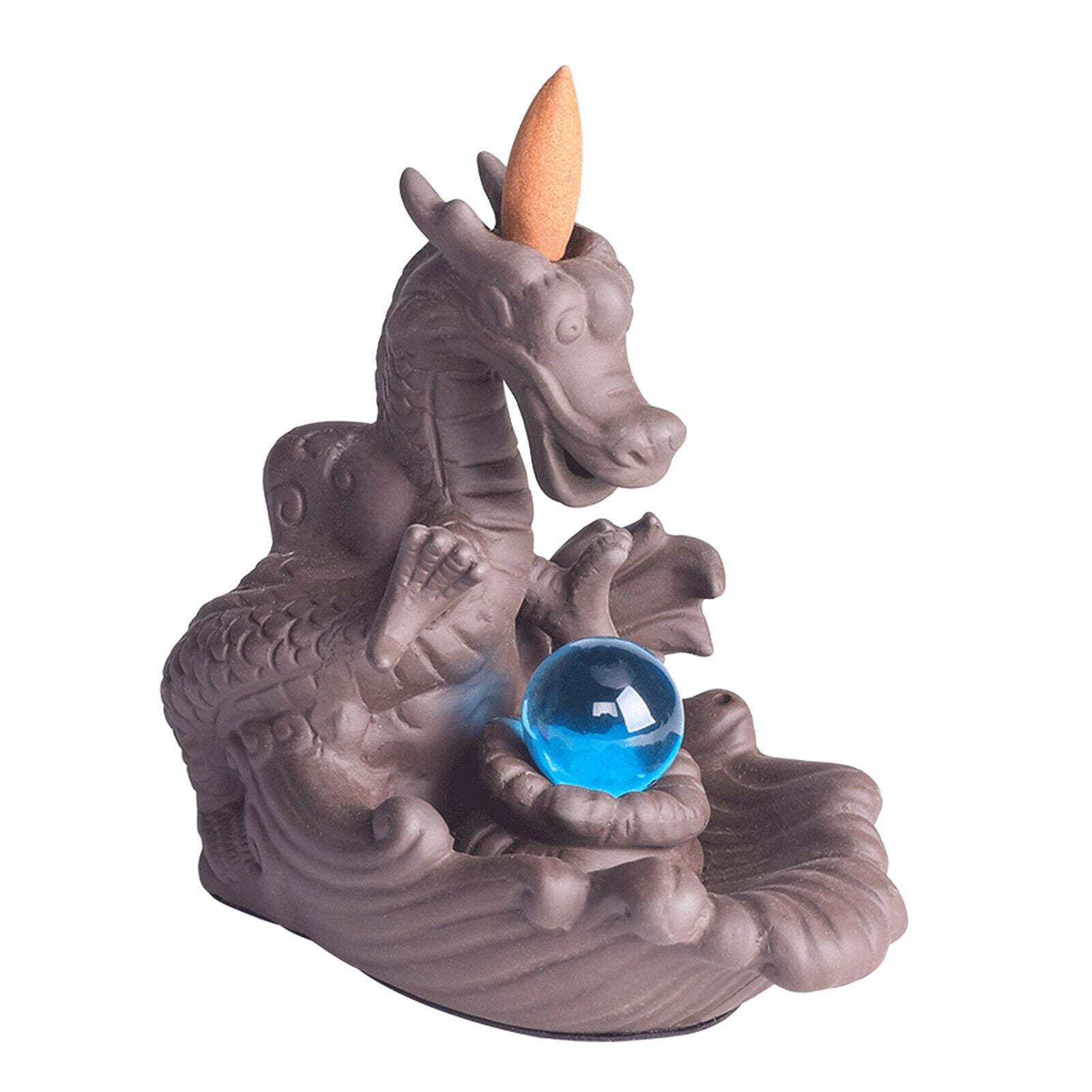 Chinese Style Incense Burner Waterfall Backflow Cone Censer Decor Craftwork
