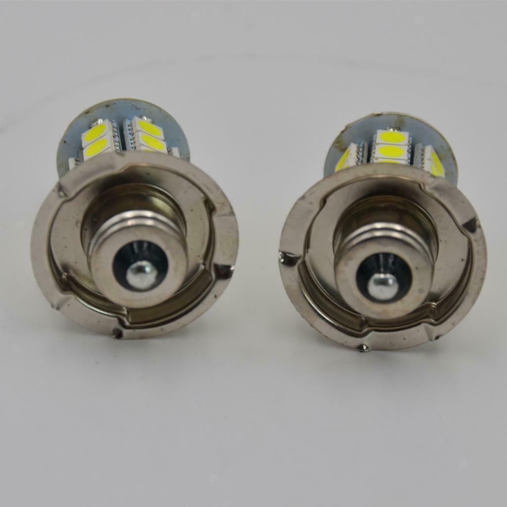 Lots 2 Universal 12V P26 S 24W LED White Motorcycle Headlight Car Lamp Bulb
