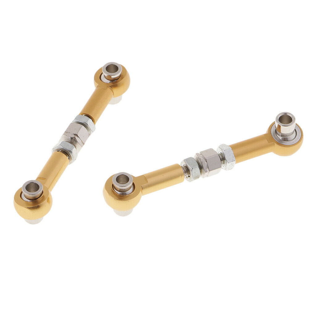 RC Metal Upgrade Parts Steering Linkage Pull Rod for HSP 94123/94103 Golden