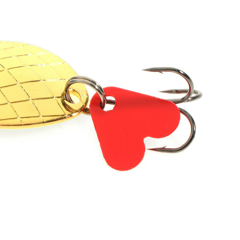 2pcs/lot Fishing Spoon Lure Set Hard Bait Spinner Fishing Lure Fishing Tackl KX