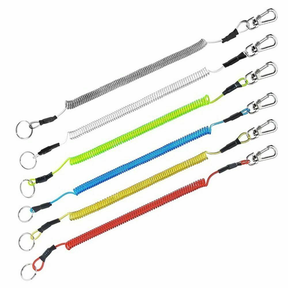 Tool Spring Elastic Rope Anti-lost Phone Keychain Portable Fishing Lanyards