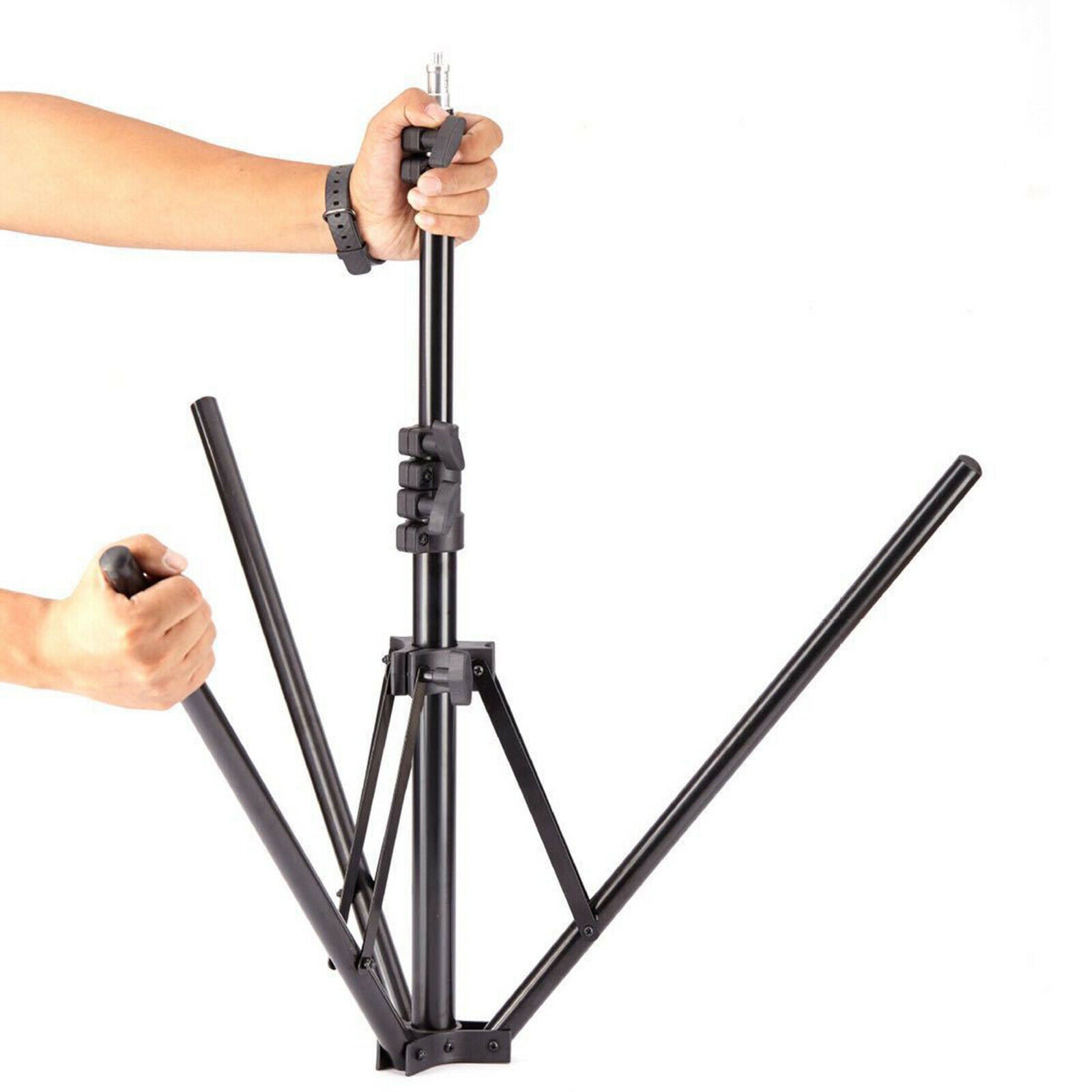 Portable Lightweight Tripod Stand Aluminum Alloy for Cell Phones Cameras