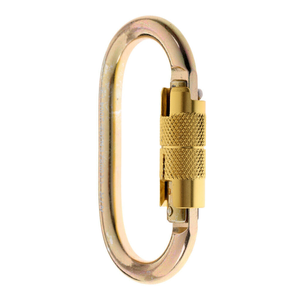 23kn Carbon Steel Shape Carabiner for Carabiner Equipment
