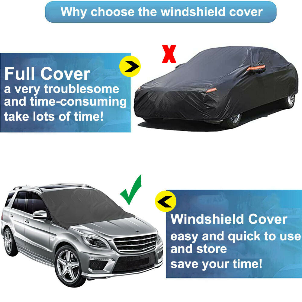 For Opel Car Windshield Snow Cover&Sun Shade Protector Ice Frost UV Shield Guard