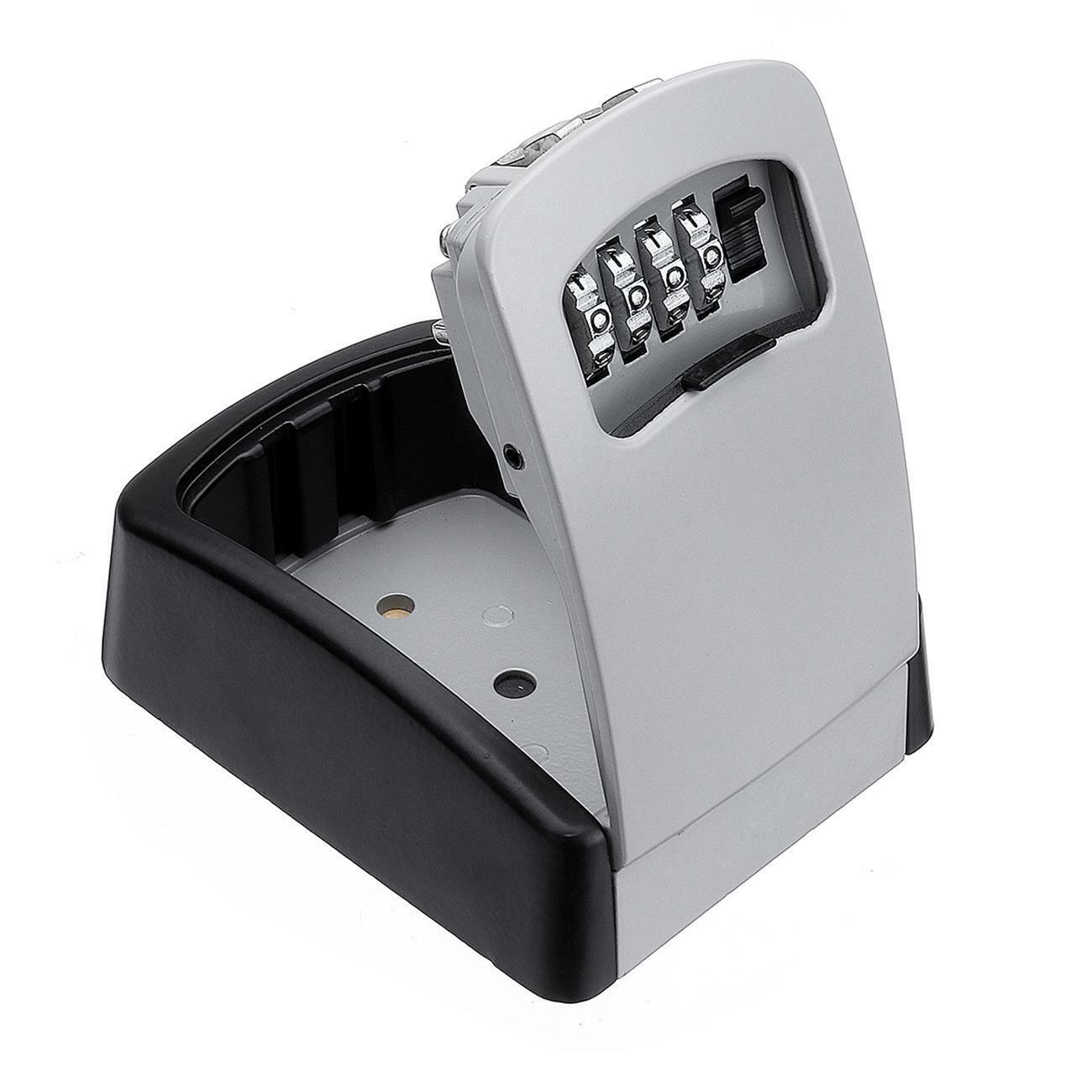 4 Digit Outdoor High Security Wall Mounted Key Safe Box Code Secure Lock-Storage