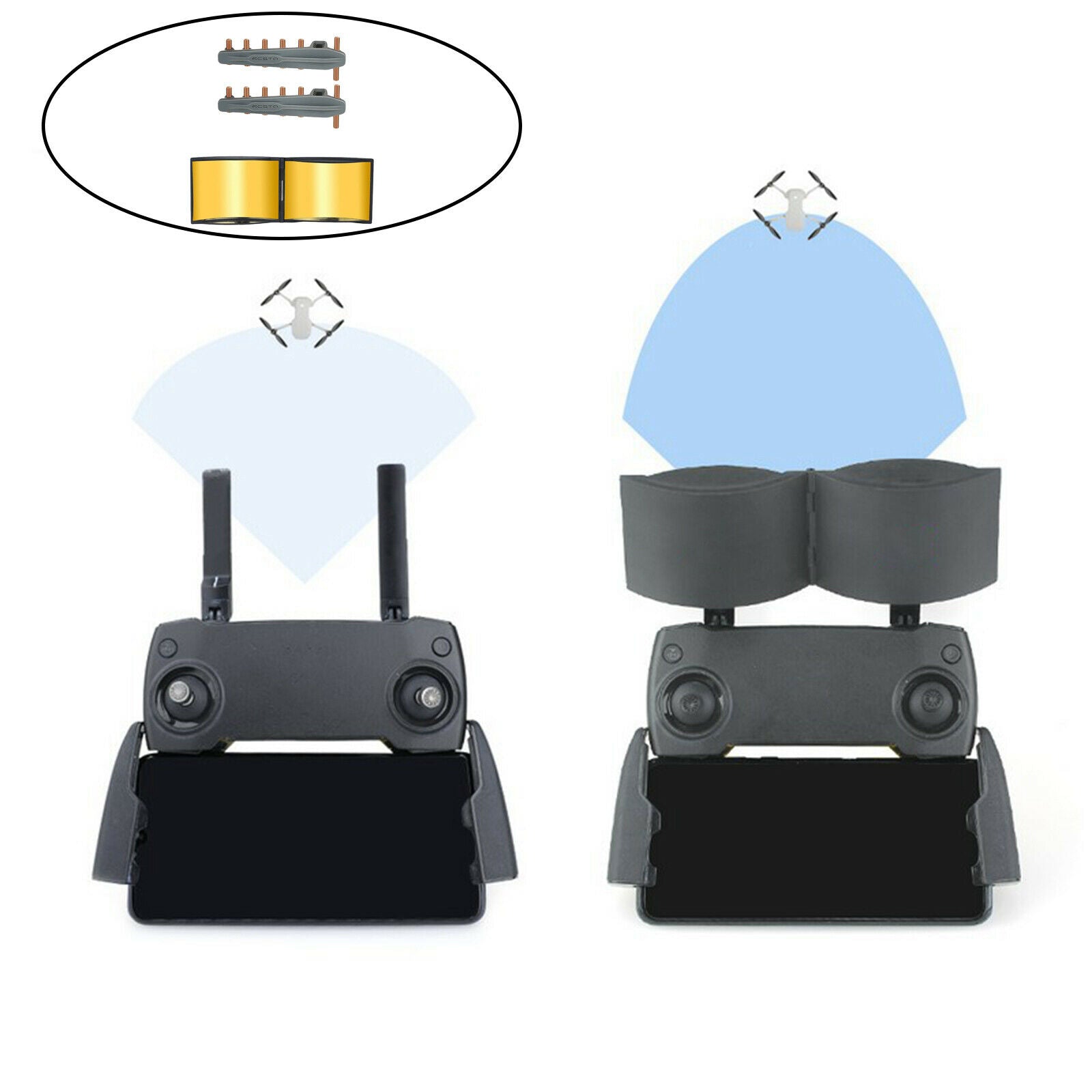RC Yagi Antenna Replaces for Mavic air/Mavic mini/Mavic 1/Mavic 2 Drone