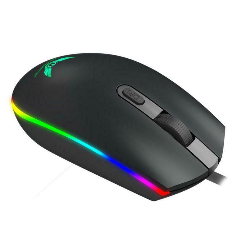 RGB Wired Gaming Mouse Optical Wire Computer Gamer Mice for PC Laptop Notebook