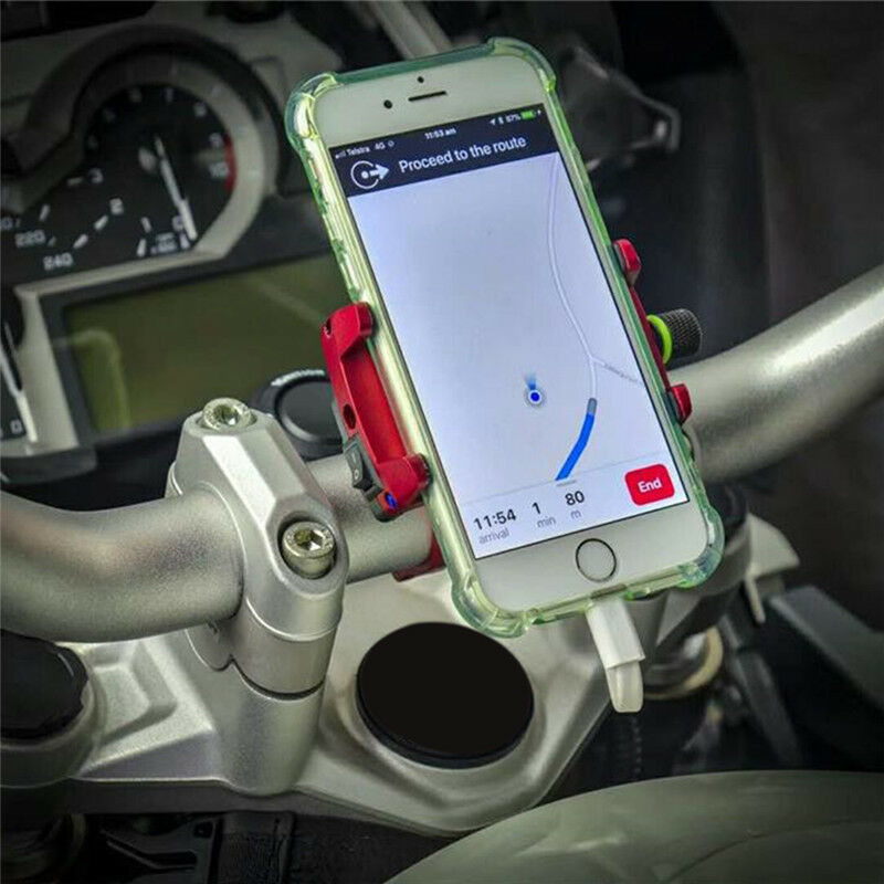 Phone Holder With USB Charger Mobile Phone Holder for Electric Car Motorbike Fx