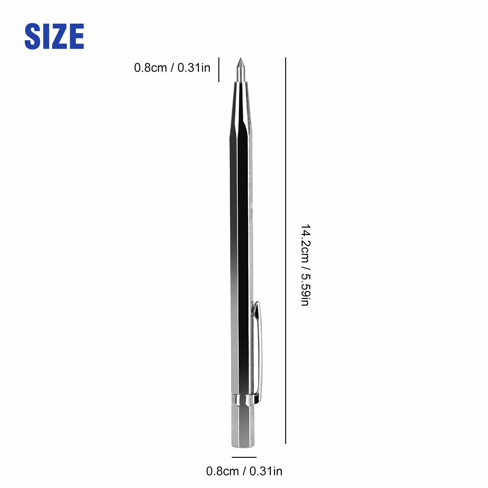 Portable Pocket Diamond Engraving Pen Glass Metal Wood Engraver Scribe Tool