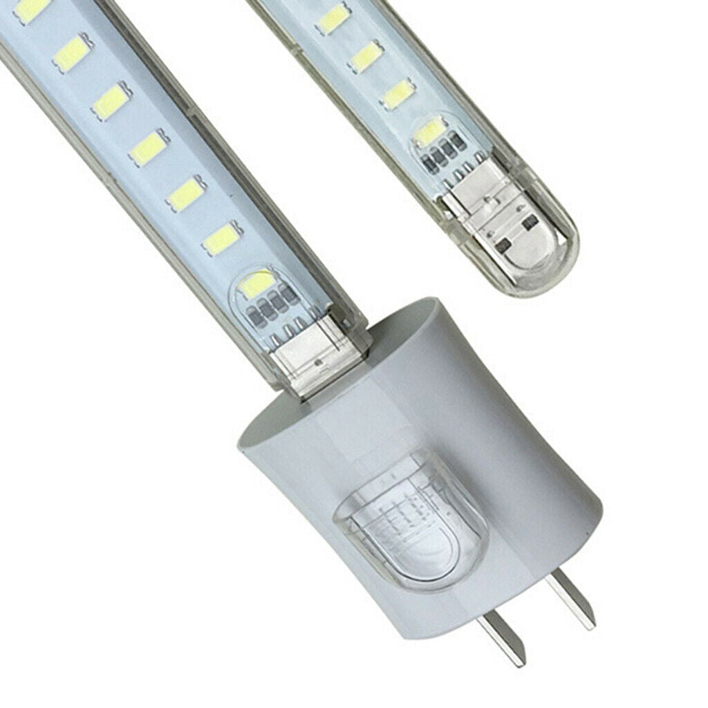 Mini Pocket USB LED Night Light 8 LEDs 5V Bulb Lamp for Reading White