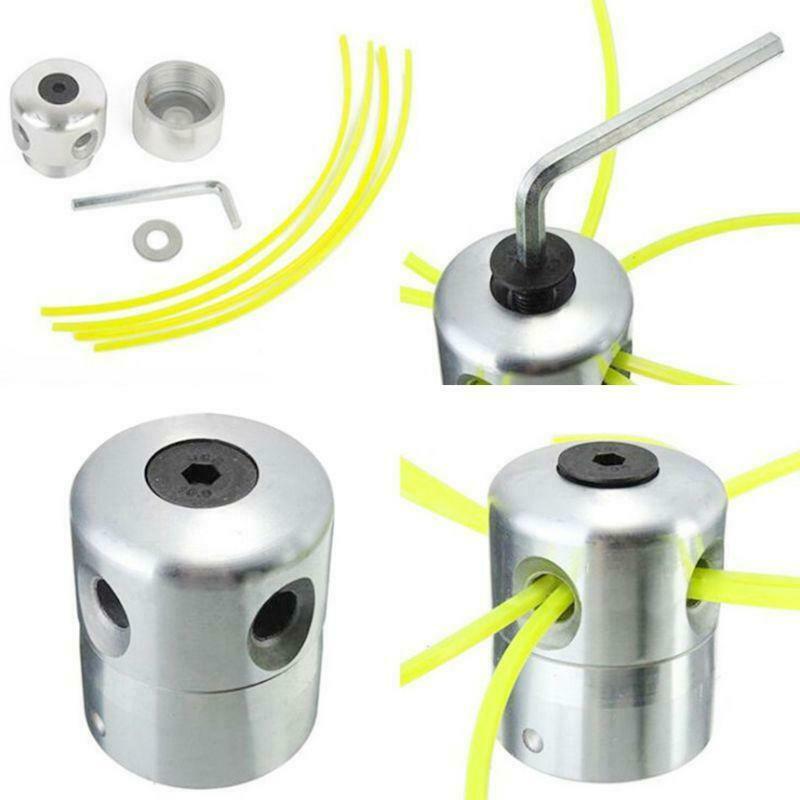 Universal Aluminum Pillar Line String Saw Grass Brush Grass Trimmer Head Lawn
