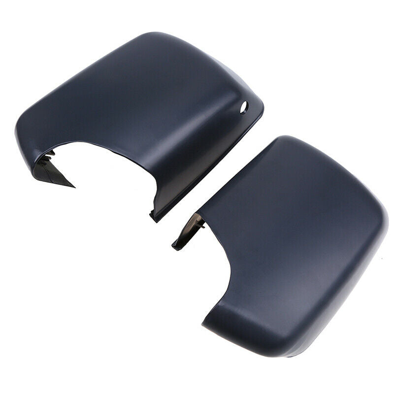 2PCS Matte black Rear ViewÂ Mirror Covers Left,Right FitÂ for BMW X5 E53 1999-2006