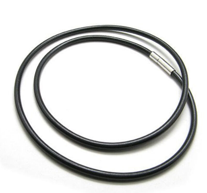 Best Leather Cord Pendant Necklace AU NEW SERIES 1Pcs Men's Steel Clas.l8