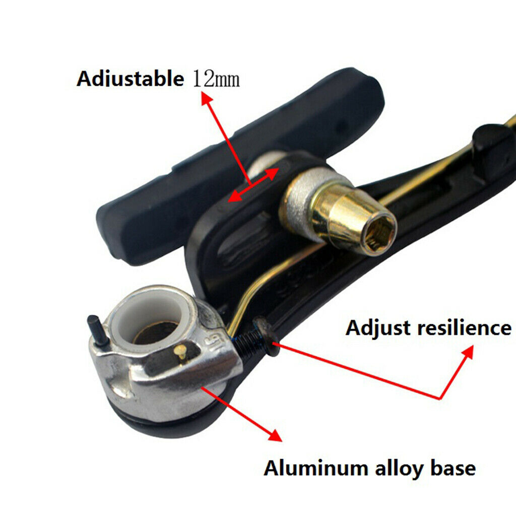 Bikes V Brake Set Kit Bicycle Front or Rear Linear Pull V-Brake Pad