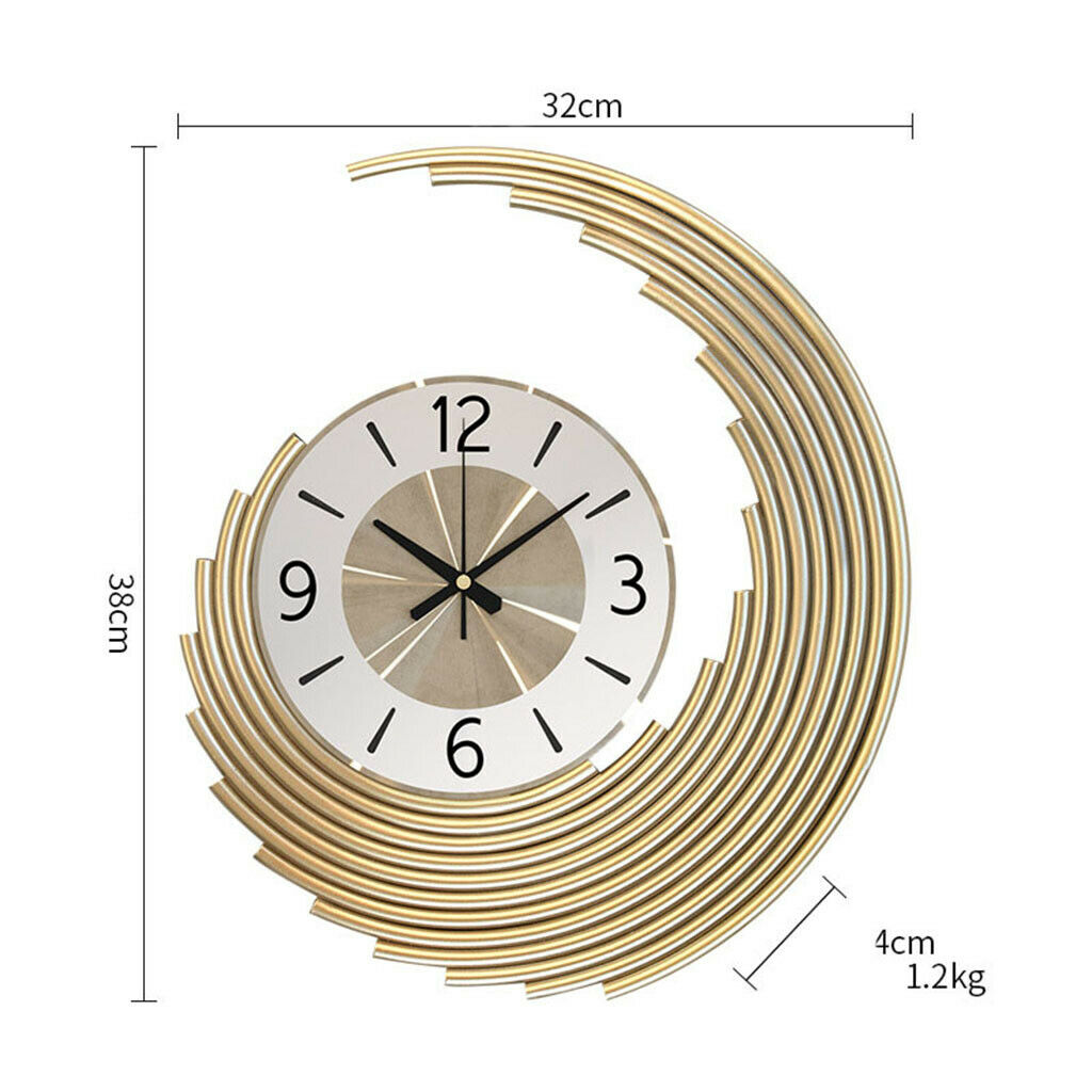 Decorative Outdoor Indoor Garden Wall Clock, Modern Metal Clocks, Quality Silent