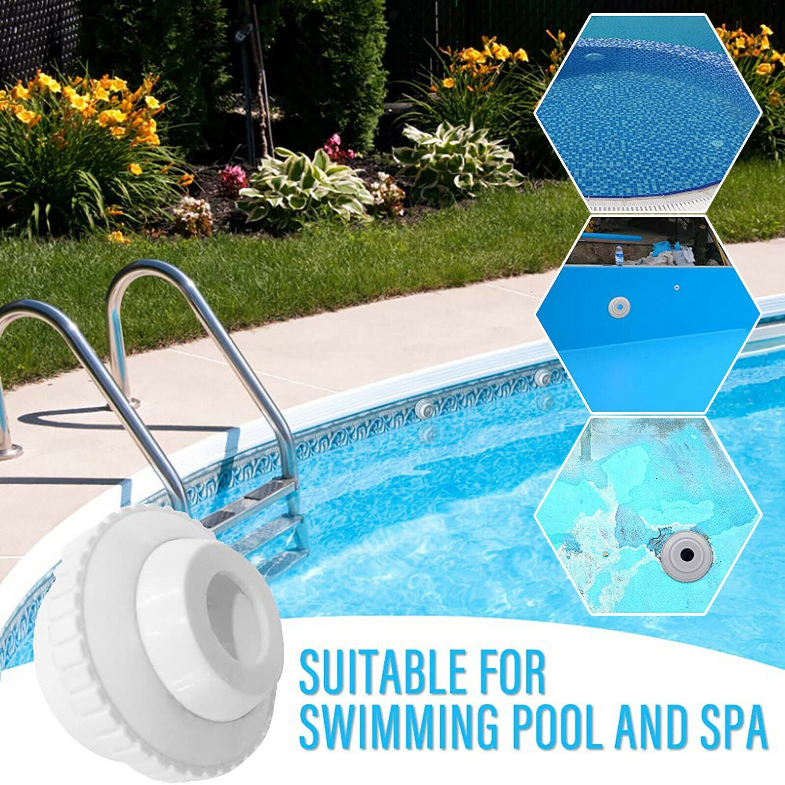 Swimming Pool Spa Massage Nozzle Water Outlet SPA Jet Nozzle Bathtub Nozzles