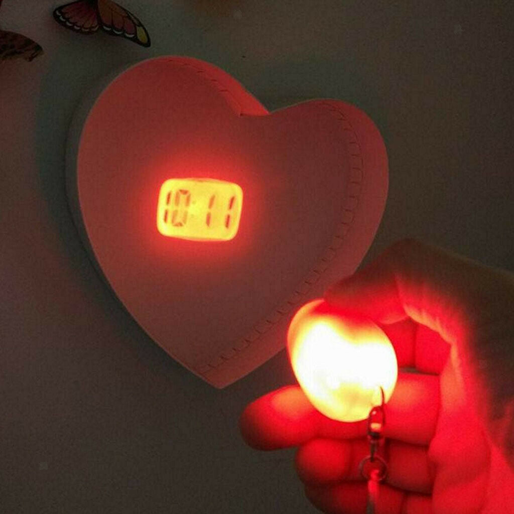 Pack of 6 Portable Mini Projection Clock LED for Wall or Ceiling Projection,